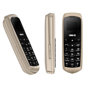 LONG-CZ J8 GSM Unlocked Mini Mobile Phone Bluetooth dialer Earphone Voice Changer 0.66 inch Single SIM Card Cell Phone